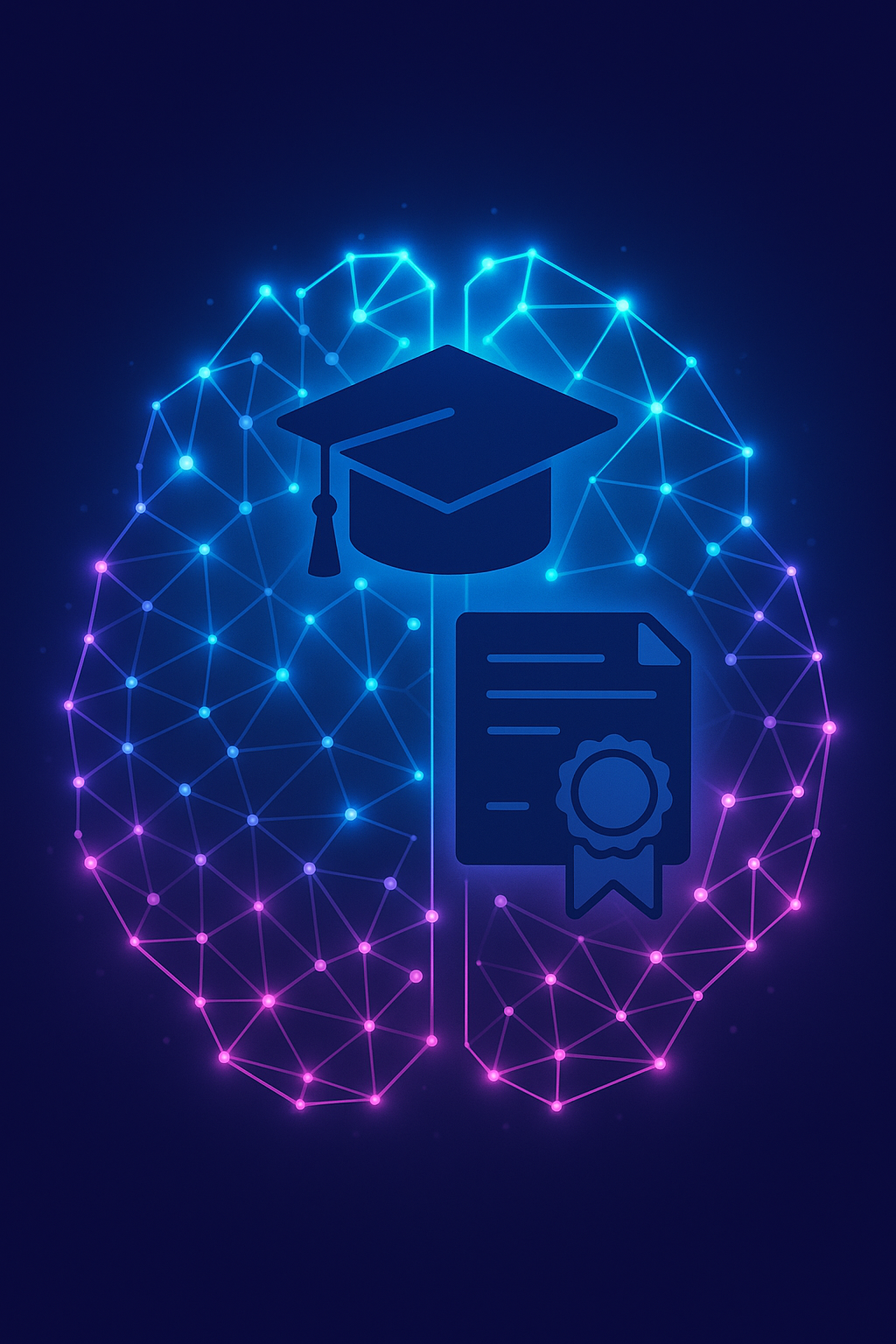 Illustration KI‑Kompetenz & Zertifikat